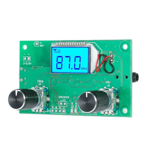 DollaTek Module Radio FM Stéréo Module Récepteur Radio FM Stéréo Numérique pour Bricolage