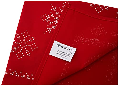 Image of Vervaco Embroidery Christmas Embroidery Kits Cross Stitch Table Runner DIY Set, Tablecloth to Embroider with Image on Cotton and Embroidery Thread, 12 x 42 Inches, Festive Red