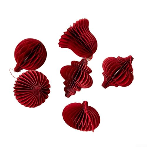 Faroles de bola de origami 3D ecológicos para celebrar con estilo durante varias festividades (a)