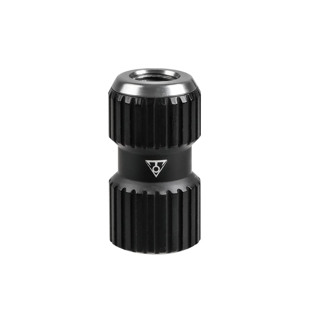 Topeak Nano Airbooster CO2 Bicycle Tyre Inflator for Threaded Cartridges, Black