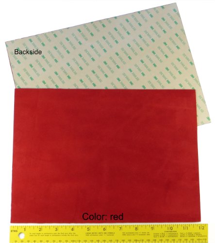 Premium Quality Suede Sheets 8.5"x12" with Super-Strong self-Adhesive Backing. Ideal for Making Peel-and-Stick (self-Stick) Soles for Dance Shoes - Thumbnail 2