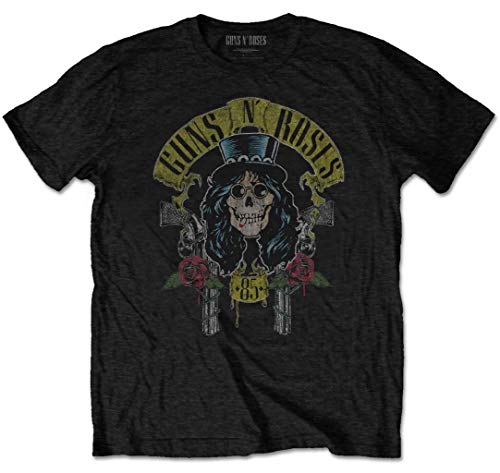 Guns N Roses 'Slash 85' T-Shirt (2 Extra Large) Black