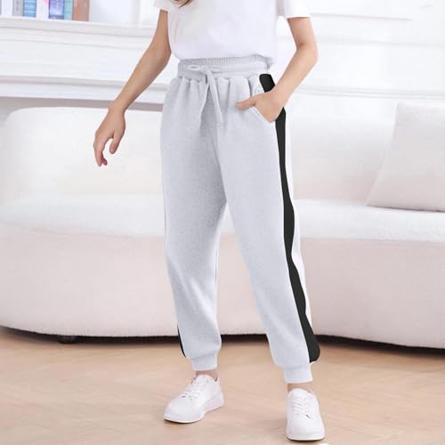 Sweatpants for Boys Casual Baggy Fleece Athletic Youth Joggers Drawstring Sweat Pants Trendy Fall Warm Kids Clothes2