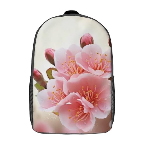 Blossom Backpack for Men Women, Heavy Duty Backpack Large Capacity, Durable Lightweight Travel Daypack 7