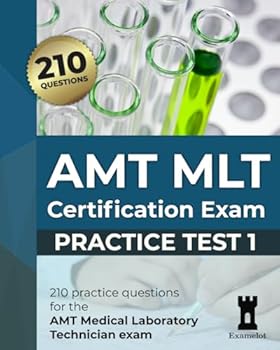 Paperback AMT MLT Certification Exam: Practice Test 1 Book