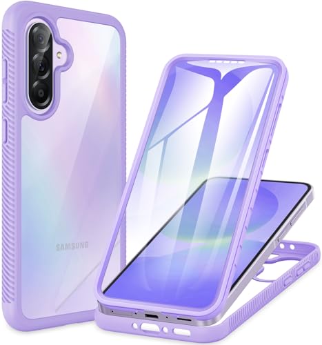 CENHUFO Coque Samsung A36 5G / A56 5G, Antichoc Housse avec Protection d'écran, 360° Téléphone Etui Double Face Case Transparent Portable Intégrale Coque...