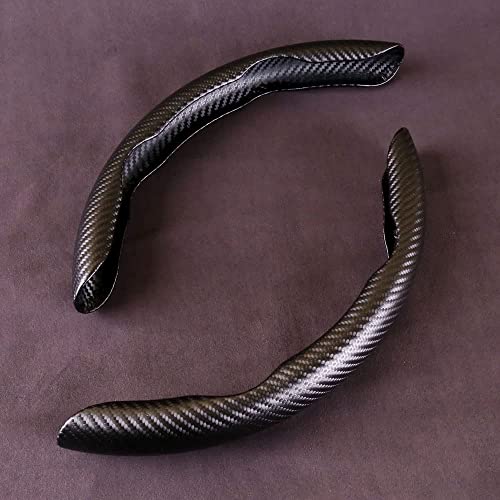 2 Pcs Car Steering Wheel Cover for Ford Edge/C-Max/Escort/Ecosport/Fiesta MK6 MK7, Anti-skid Segmented Car Steering Wheel Protector, Durable Steering Wheel Protective Covers Accessories