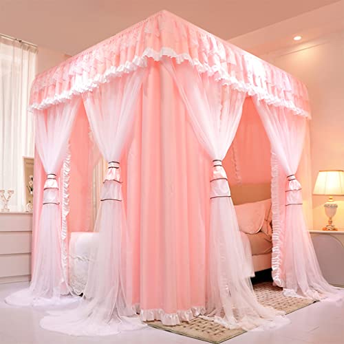 Cortina decorativa de dosel de cama premium para camas King y Queen 3