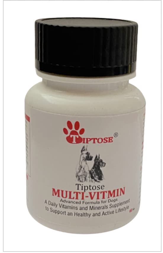 Tiptose Best Dogs Multi-Vitamin 60 Tablets with New Advanced Formula (B0B6J8YNH9) Amazon Price History, Amazon Price Tracker