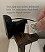 EffjWoodProducts Webcam Stand (Solid Wood, Minimalist) (Flat Black, 12.5
