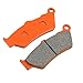 ALLIE ZENG High-Performance Motorcycle Brake Pads - Carbon Fiber Compatible with for BMW G 650 XChallenge XCountry 07-09 G650GS G 650 GS 2009-2016 F 650 GS 2007-2012 F 650 ST F 650 CS FA209F FA213R