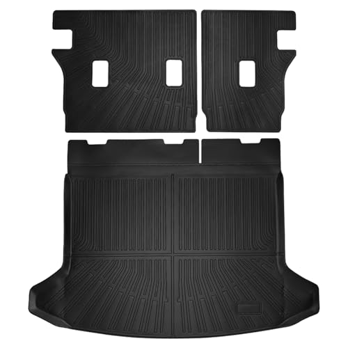 Topraco Cargo Mat fit for Honda Prologue Accessories 2024 2025 Backrest Mat All Weather Protection TPE Trunk Liner Waterproof