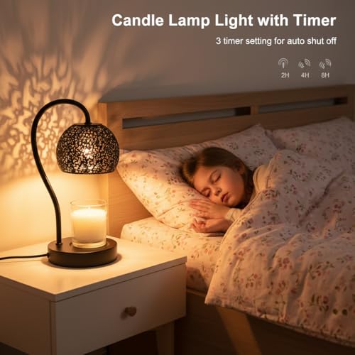 Candle Warmer Lamp with Timer, Dimmable Candle Lamp Warmer for Jar Candles - image 7