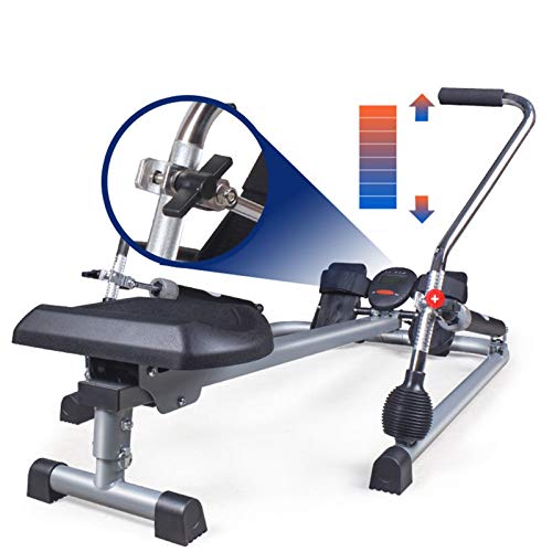 Image of Rowing Machines Hydraulic Rowing Machine Adjustable Resistance Smooth and Full Motion Rowing Stroke LCD Monitor Compact