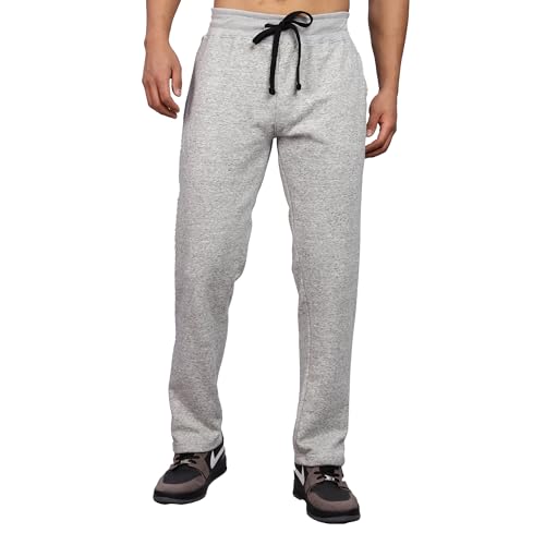 Image of fanideaz Mens Cotton Track Pants for Men Summer Night Lower Gym Trousers Travel Wear Full Length Bottoms Casual Sportswear Relaxed Fit Comfortwear Loungewear Pants