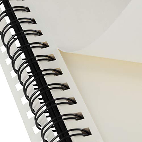 Creative Mark Double Wire Bound Sketch Book Journal - Mixed Media Friendly - Textured Paper With Hard Cover For Sketching - For Markers, Pens, Colored Pencils, Drawing Chalks, Pastels - 7 X 10" #TOP2