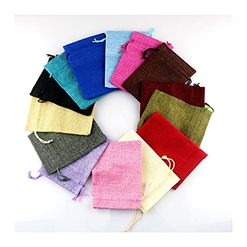 Bolsitas de yute para viaje y organización de joyas en maletas de mano 5