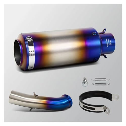 バイクマフラー DUKE390 RC390 DUKE250 RC250 2017-2021 オートバイ用エキゾースト スリップオンライン ミドルパイプ プロジェクトマフラー レーシングエスケープキット エキゾーストパイプ(TYPE-F)
