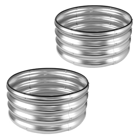 JERIA Galvanized Raised Garden Bed Cover