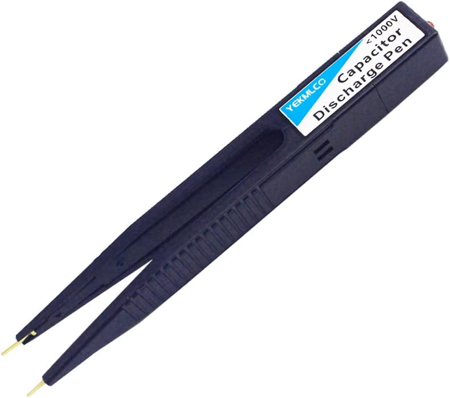 Capacitor Discharge Pen, FDB1, 10-1000V, Rectangular, Metal, Fast Discharging, High Voltage Repair Tool