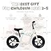 ZUKKA 12 Inch Toddler Balance Bike for Kids 2-5 Years Old Lightweight Kids Bike with Safety Footrest Adjustable Seat Anti-Slip Tires Ride-on Toys Birthday Gift