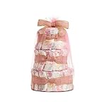 The Honest Company rose blossom diaper cake, size 1, 35 count.