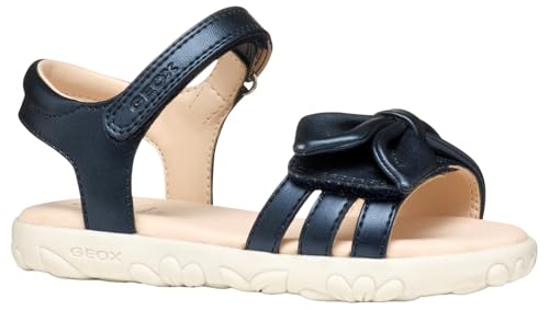 Geox J Sandal Haiti Girl, Sandalia, Dk Navy, 24 EU