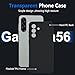 Suttkue for Samsung Galaxy A56 Case,high qualit,Scratch Resistant,Anti-Skid-TPU Rubber Soft Skin Silicone Protective Case Cover-Black