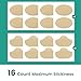 Welnove Moleskin Adhesive Pads for Feet, Blister Bandages for Feet, Upgrade Mole Skin Patch for Feet Heels, Moleskin Pads for Feet - 16 Sheets of 2 Shapes