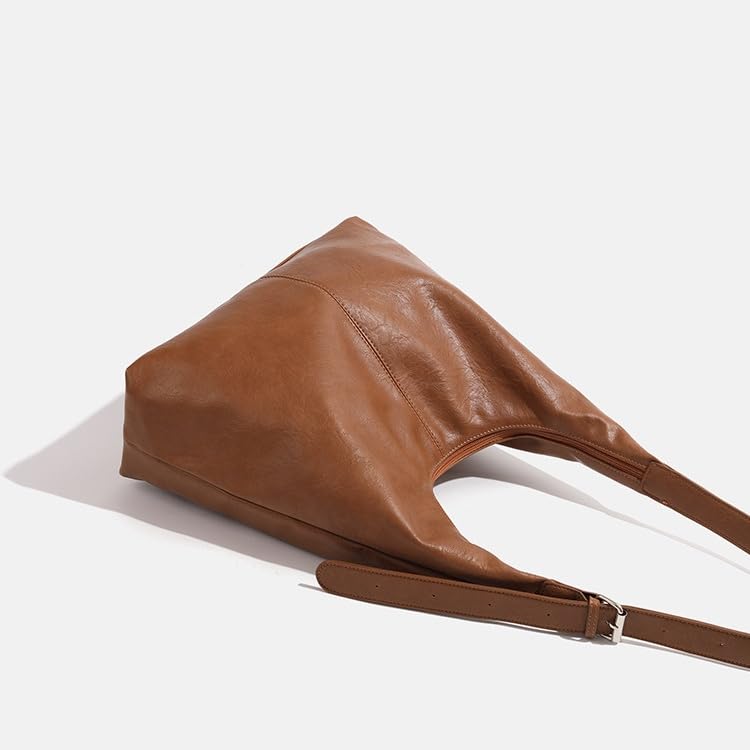Slouchy Shoulder Bag Soft PU Leather Purse Vintage Tote Underarm Hobo Bags Trending Women Handbags and Purses3