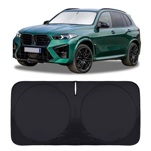 for X5 2026 Foldable Sunshade Windshield Sun Shade Custom Fit 2019-2025 BMW X5 SUV Accessories...