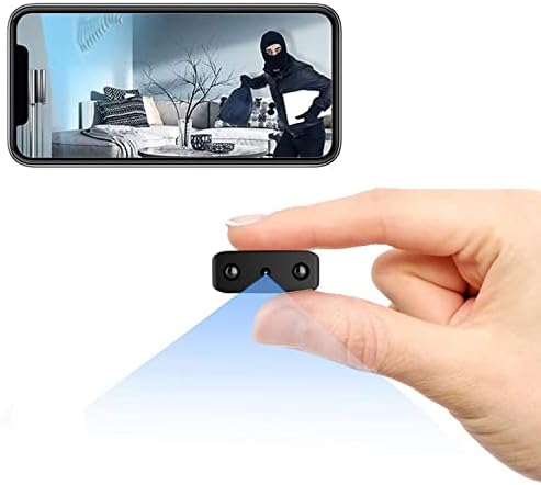 Mini Spy Camera WiFi, Smallest Hidden Cameras for Home Security Surveillance with Video Small Portable Nanny Cam with Phone App, Motion Detection, Night Vision for Indoor