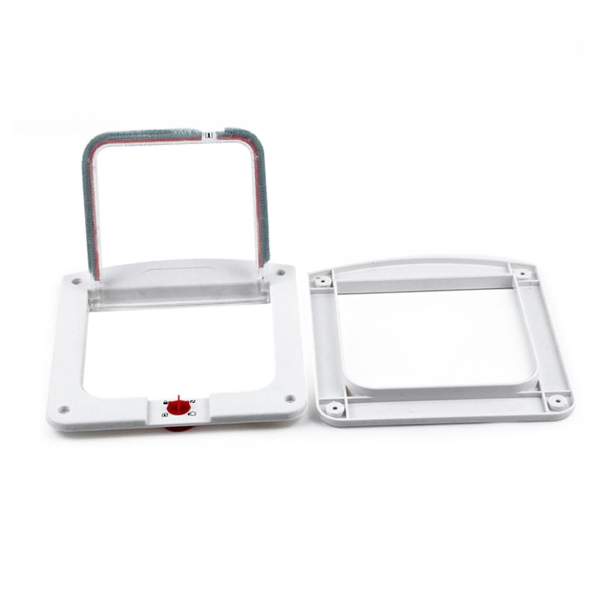 VANZACK Baby Gates Cat Door Pet Door Easy Install Scratch-Resistant Inner Frame