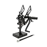 PROCNC Motorcycle Rearsets Rear Foot Pegs CNC Rear set Footrests Fully Adjustable Rear Foot Boards F