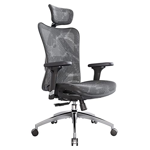 Image of SIHOO M57 Ergonomic Office Chair, Mesh Back Desk Chair with 3D Armrests
