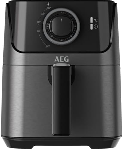 AEG AF5-1-4GB Freidora de Aire Sin Aceite, Capacidad 2.5L, 1350W,...