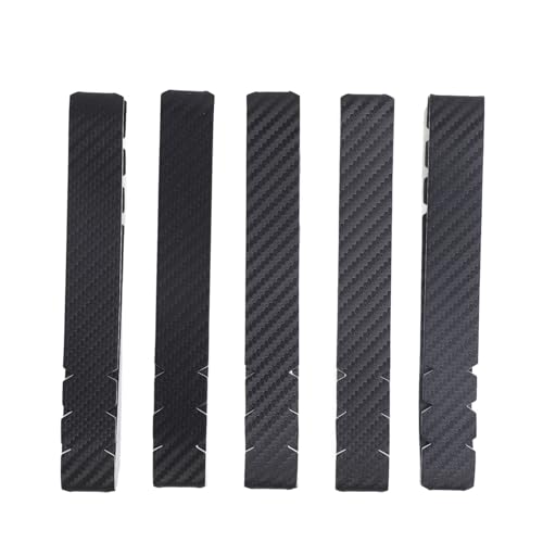 BAFOVY Paddle Tape,Edge Guard Sports Protection Black PU Serrated Frame 3K Texture Fits Perfectly Curved Edges Lead No Wrinkling Covers for Paddles,Enhanced