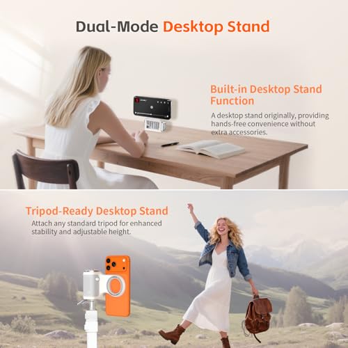 COMITOK MOCA iPhone Camera Grip for Native Control with Removable Remote and Built in - image 8