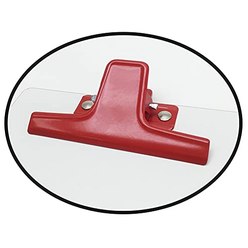 Prancheta MDF Branco A5 (16 cm X 23 cm) com Prendedor Metálico Color (6 Unidades), Acrimet, 118.3 (P