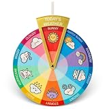 Baby Noah Soft Plush Kids Weather Wheel, Study Preschool Learning Chart, Classroom Educational and Learning Decor for Toddler and Autism Children with Lanyard 10 Weathers Choice