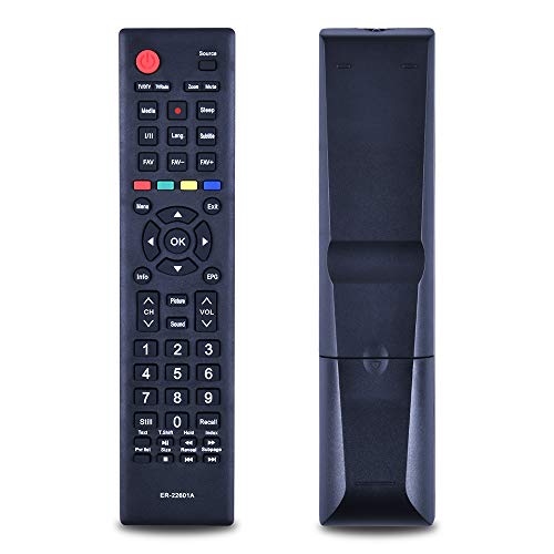 ER-22601A Remote Control Replacement for Hisense Smart TV, Compatible With HL24K20D HL32K20D 24D33 24E33 24F33 32D33 32D50 40D50P 50D36P 32M2160 40M2160P LTDN40D50AU
