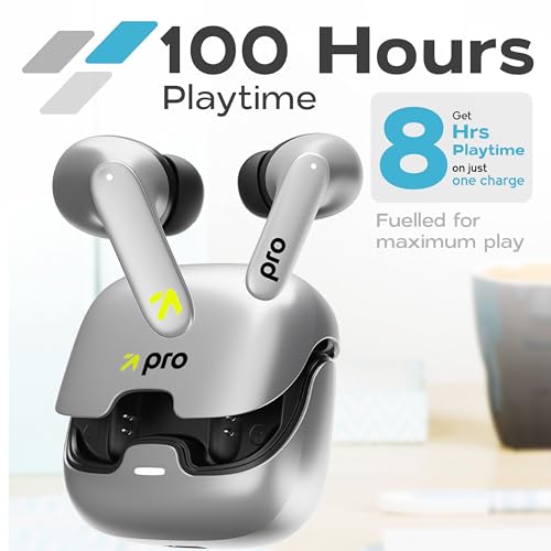 Image of Boult Z40 Pro with 100H Playtime, Zen Quad Mic ENC, 45ms Low Latency, Premium Rubber Grip Case, 13mm Bass Drivers, Bluetooth 5.3, Made in India TWS Truly Wireless in Ear Earbuds (Metal)