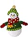 Bucilla Felt Applique 6 Piece Ornament Making Kit, Snow Much Fun, Perfect for DIY Arts and Crafts, 89492E