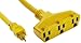 Morris Products 89312 Heavy Duty Tri-Tap Extension Cord, 3 Outlet