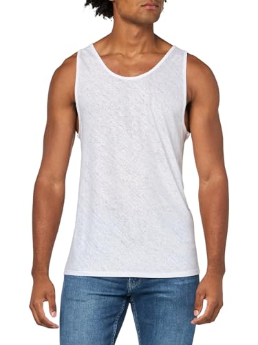 Débardeur Broome John Varvatos pour homme débardeur classique col rond en coton noir uni