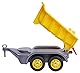 Big Power Worker - Maxi Anhänger (49cm) mit Flüsterrädern - Zubehör für die Power Worker Baustellenfahrzeuge, für Kinder von 3-7 Jahre, kompatibel mit Maxi Kipper, Maxi Bagger und Maxi Kran