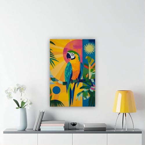 Toile perroquet de qualité supérieure pour décoration murale