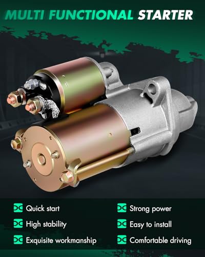 Image of SCITOO Motor Starter for 6493 12564089 Starters Fit for Chevrolet for Cavalier 2002-2005, for Chevrolet for Classic 2004-2005, for Chevrolet for Cobalt 2005, for Chevrolet for Malibu 2004-2005