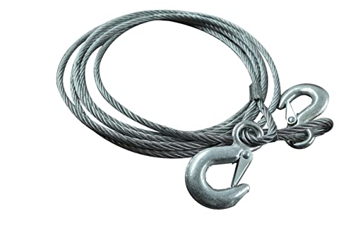 CXS Cuerda de Remolque 4M X 8MMø Gancho de Seguridad Remolque ,Cable de Emergencia Cover
