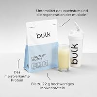 Bulk Pure Whey Protein Pulver, Vanille, 1kg – Ansicht 4